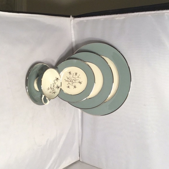 LENOX  KINGSLEY X- 445 MADE IN USA COLLECTIBLE 5 PIECES DINNERWARE FOR 1 - Picture 5 of 9